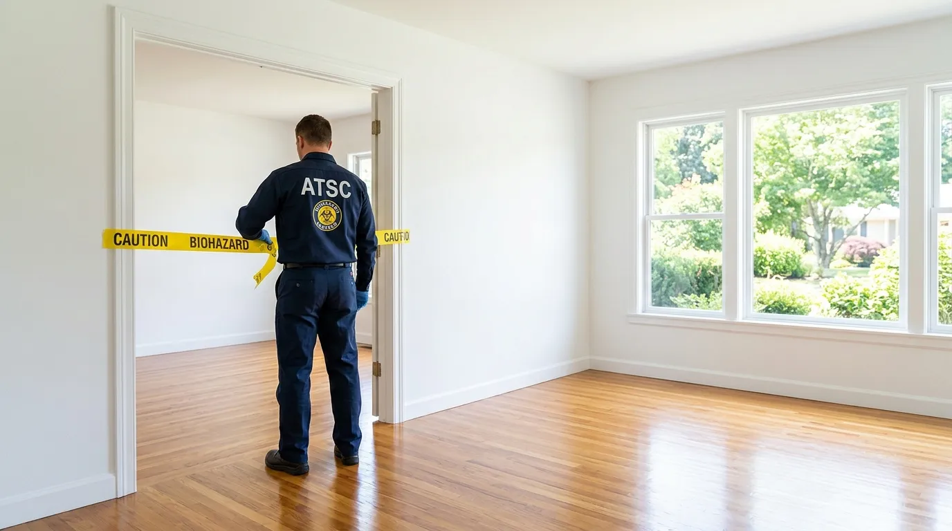Certified biohazard cleanup crew performing Crime Scene Cleanup in Rancho Murieta