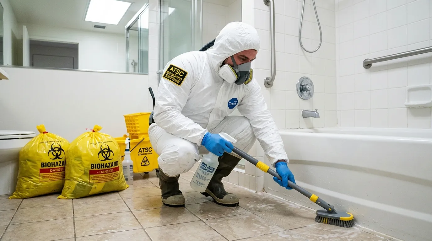 Decontamination equipment deployed for Blood Cleanup in Rancho Murieta